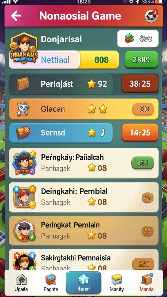 atom138 - Diverse character options untuk gaya bermain unik.