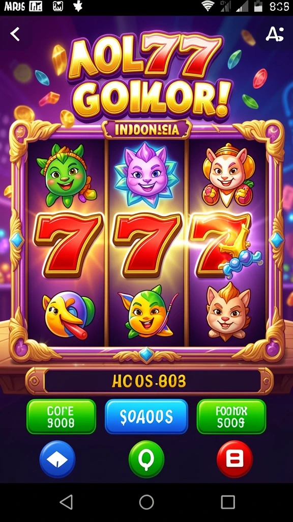 jos77 - Screenshot kedua menampilkan salah satu level yang menantang dalam JOS77.