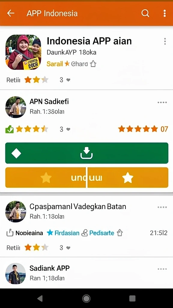 nusabet - Tampilan antarmuka yang menarik dan user-friendly.