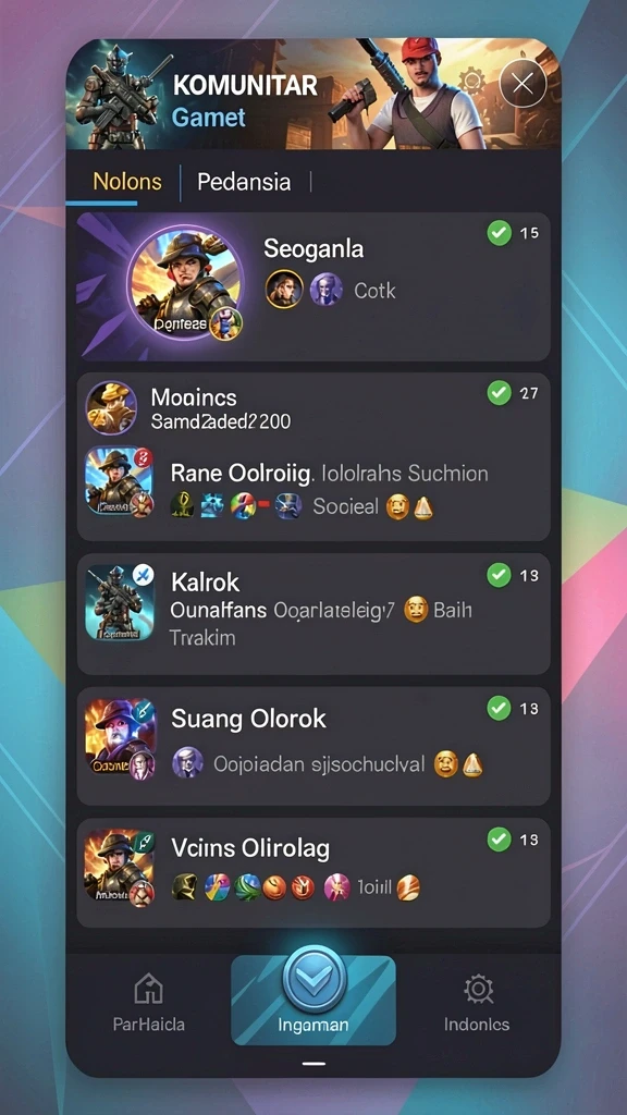 prg007 - Berinteraksi dengan pemain lain dalam mode multiplayer.