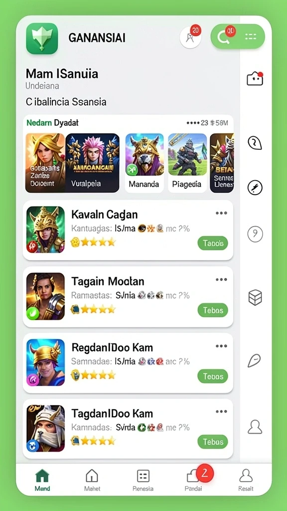 rosohoki - Tampilan antarmuka yang menarik dan user-friendly.