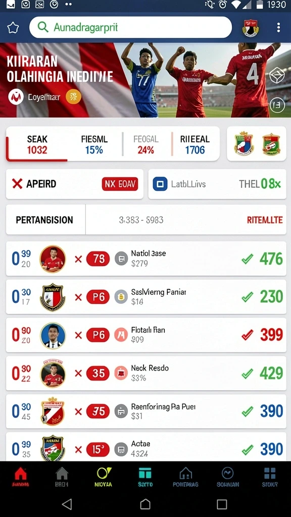 tv888 - Tampilan antarmuka pengguna yang ramah dan menarik.