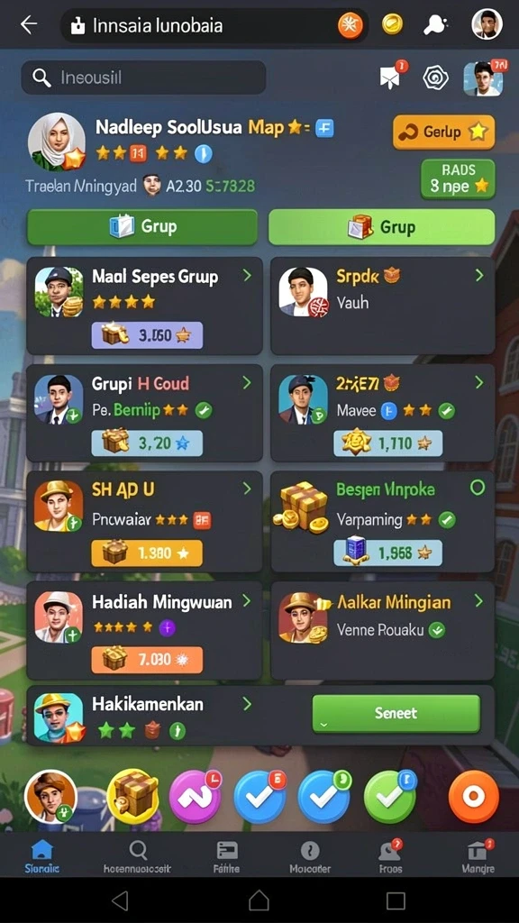 watitoto - Tampilan antarmuka yang ramah pengguna.
